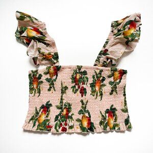 Significant Other Lily Top Orchard Print Pink Size AU 6 US 2 NEW NWT